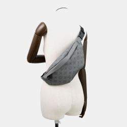 Pre Owned Louis Vuitton Discovery Bumbag Gray Monogram Shadow Size Pm