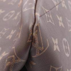 مملوكة مسبقًا حقيبة لوي فيتون شوبير توت ميديوم جلد مونوجرام بني