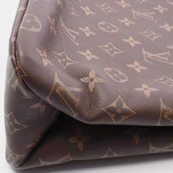 مملوكة مسبقًا حقيبة لوي فيتون شوبير توت ميديوم جلد مونوجرام بني