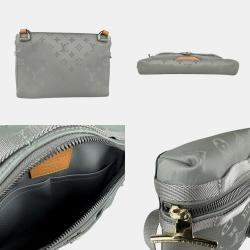 مملوكة مسبقًا Louis Vuitton Monogram Titanium PM Shoulder Bag In Nylon Canvas Gray