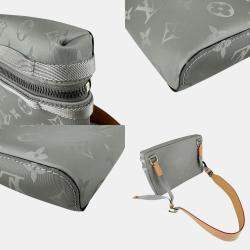 مملوكة مسبقًا Louis Vuitton Monogram Titanium PM Shoulder Bag In Nylon Canvas Gray