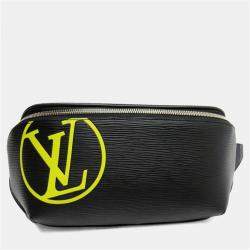 مملوكة مسبقًا Louis Vuitton Body Bag Waist Lv Circle Bum Epi Leather Noir