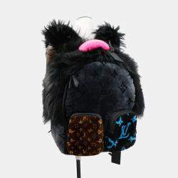 Pre Owned حقيبة ظهر لويس فويتون أوتوني هيفر 2020 فرو متعدد نوير مونوغرام فرو