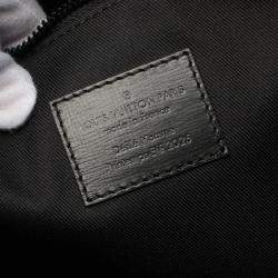 Pre Owned Louis Vuitton Shopper Tote Mm Bag Leather Black