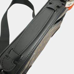 Pre Owned حقيبة كتف لوي فيتون مونوغرام ماكاسار بايكر ميسنجر قماش بني