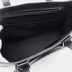 مملوكة مسبقًا حقيبة لويس فويتون ساك بلات ٢٤ ساعة بنمط مونوغرام أكلبس قماش مطلي جلد أسود