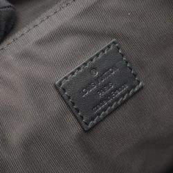 Pre Owned Louis Vuitton Montsouris Rucksack Coated Canvas And Leather Monogram Eclipse Black