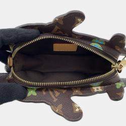 Pre Owned Louis Vuitton Shoulder Bag Monogram Craggy Dog On Strap