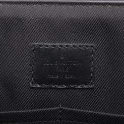 مم�لوكة مسبقًا حقيبة كتف رسول لويس فويتون سومور من القنب المطلي والجلد مونوغرام إكليبس أسود