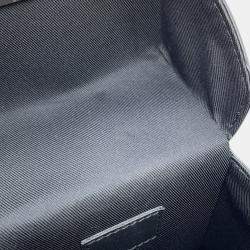 مملوكة مسبقًا Louis Vuitton Monogram Taurillon Vertical Trunk Wearable Wallet Shoulder Bag Black