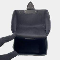 مملوكة مسبقًا Louis Vuitton Monogram Taurillon Vertical Trunk Wearable Wallet Shoulder Bag Black