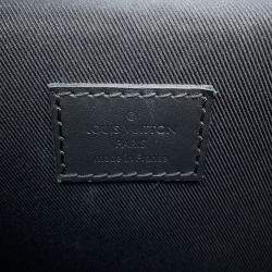 مملوكة مسبقًا Louis Vuitton Monogram Taurillon Vertical Trunk Wearable Wallet Shoulder Bag Black