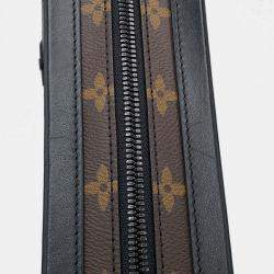 مملوكة مسبقًا حقيبة ترانك ناعمة عمودية لوي فيتون نوار مونوغرام / توغتيج