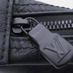 Pre Owned حقيبة هاموك لويس فيتون ظل أحادي اللوغو أسود حجم صغير