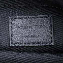 Pre Owned حقيبة هاموك لويس فيتون ظل أحادي اللوغو أسود حجم صغير