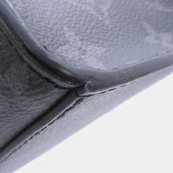 مملوكة مسبقًا Louis Vuitton Sac Plat / Horizontal Zip Noir Monogram Eclipse