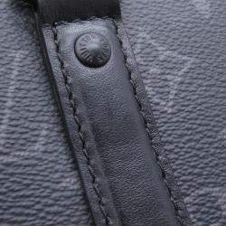 مملوكة مسبقًا Louis Vuitton Sac Plat / Horizontal Zip Noir Monogram Eclipse