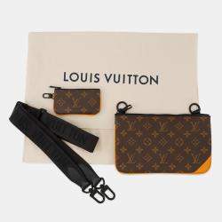 مملوكة مسبقًا Louis Vuitton Trio Messenger Brown/Orange/Black Monogram Macassar Canvas