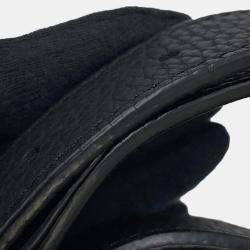 Pre Owned Louis Vuitton Sac Plat Black Monogram Taurillon