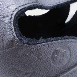 مملوكة مسبقًا حقيبة لويس فيتون مع ثقوب نوار مونوجرام إمبريانت جلد بحجم بي إم