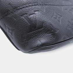 مملوكة مسبقًا حقيبة لويس فيتون مع ثقوب نوار مونوجرام إمبريانت جلد بحجم بي إم