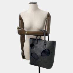 مملوكة مسبقًا حقيبة لويس فيتون مع ثقوب نوار مونوجرام إمبريانت جلد بحجم بي إم