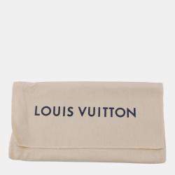 Pre Owned Louis Vuitton Portefeuille Brazza Noir Taurillon Leather/Monogram Pattern