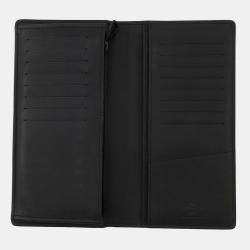 Pre Owned Louis Vuitton Portefeuille Brazza Noir Taurillon Leather/Monogram Pattern