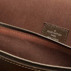 Pre Owned Louis Vuitton Anton Grizzli Taiga Leather Briefcase Bag