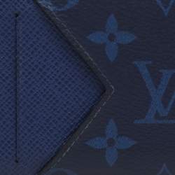 مملوكة مسبقًا حافظة بطاقات معدنية لوي فيتون كحلي مونوغرام