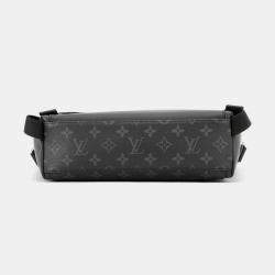 Pre Owned Louis Vuitton Messenger Voyage Noir Monogram Eclipse Size Pm