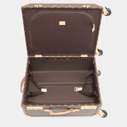 مملوكة مسبقًا حقيبة سفر لوي فيتون رولينغ ترانك بنية مونوغرام