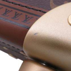 مملوكة مسبقًا حقيبة سفر لوي فيتون رولينغ ترانك بنية مونوغرام