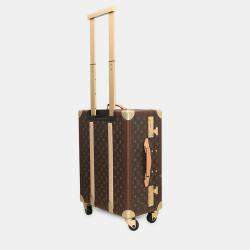 مملوكة مسبقًا حقيبة سفر لوي فيتون رولينغ ترانك بنية مونوغرام
