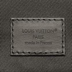 Pre Owned حقيبة ظهر لويس فيتون كريستوفر بي إم جلد إمبريانت أسود