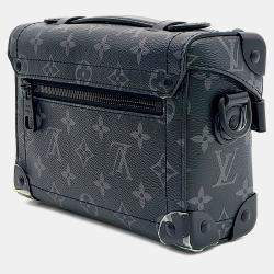 Pre Owned حقيبة ترنك سول إكليبس جلد وأسود بي في سي لويس فيتون