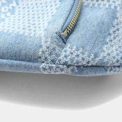 Pre Owned حقيبة لويس فويتون رش بوم دينم دامير أزرق للجسم الخصر