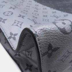 مملوكة مسبقًا Louis Vuitton Tote Noir/Silver Monogram Eclipse Split