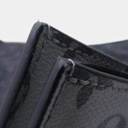 مملوكة مسبقًا Louis Vuitton Tote Noir/Silver Monogram Eclipse Split