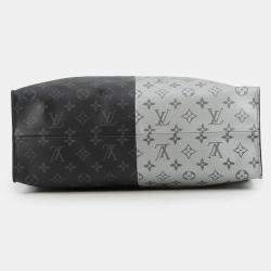 مملوكة مسبقًا Louis Vuitton Tote Noir/Silver Monogram Eclipse Split