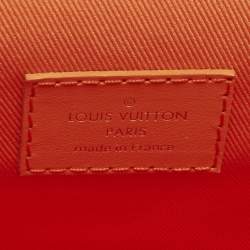 مملوكة مسبقًا Louis Vuitton Steamer Orange Monogram Taurillon Leather Wearable Wallet