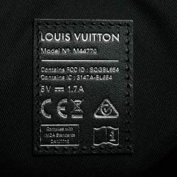 مملوكة مسبقًا Louis Vuitton Light Up Keepall Bandouliere 50 Black Monogram Jacquard Duffel Bag