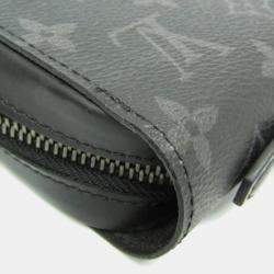 مملوكة مسبقًا Louis Vuitton Monogram Eclipse Zippy XL Monogram Eclipse Long Wallet bi-fold Black