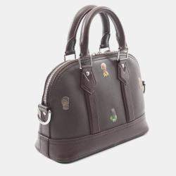 مملوكة مسبقًا Louis Vuitton Alma 25 Henry Taylor Handbag Leather Brown Multicolor
