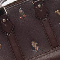 مملوكة مسبقًا Louis Vuitton Alma 25 Henry Taylor Handbag Leather Brown Multicolor