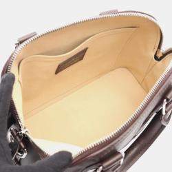 مملوكة مسبقًا Louis Vuitton Alma 25 Henry Taylor Handbag Leather Brown Multicolor