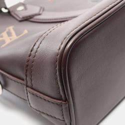 مملوكة مسبقًا Louis Vuitton Alma 25 Henry Taylor Handbag Leather Brown Multicolor