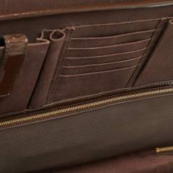 Pre Owned حقيبة مستندات لويس فيتون سابانا إن إم دامير إيبين قماش