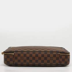 Pre Owned حقيبة مستندات لويس فيتون سابانا إن إم دامير إيبين قماش