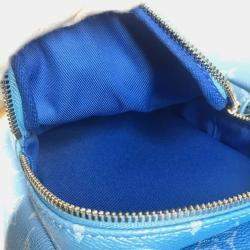 Pre Owned حقيبة ظهر لوي فيتون مونوجرام كلاودز متعددة الجيوب جلد أزرق